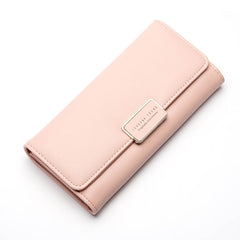 Fashionable Hand Holding Leather Wallet
